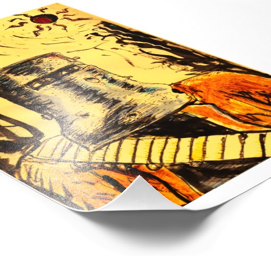 Ned Kelly, Solar Eclipse フォトプリント (角)