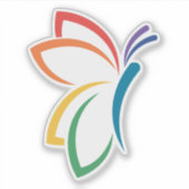 NEDAバタフライビニールシール シール (正面)