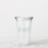 NEDAロゴアクリルタンブラー アクリルタンブラー (裏面)