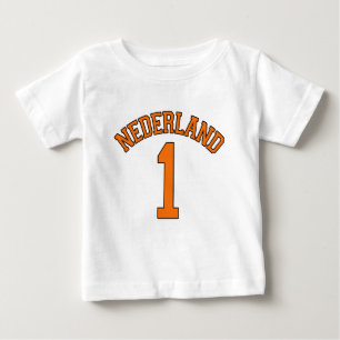 NEDERLANDのネザーランド野球のオランダ力 ベビーTシャツ