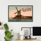 Nederland ~ヴィンテージ旅行ポスター ポスター (ホームオフィス)