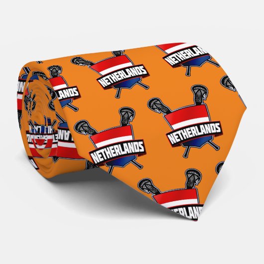 Nederlandse Dutch Lacrosse Tie ネクタイ (ロール)