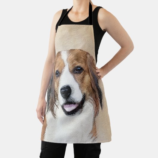 Nederlandse Kooikerhondje絵画ズ – Dog Art エプロン (インサイチュ)