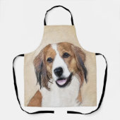 Nederlandse Kooikerhondje絵画ズ – Dog Art エプロン (正面)