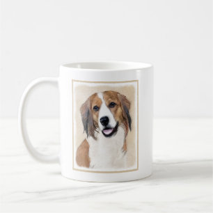 Nederlandse Kooikerhondje絵画ズ – Dog Art コーヒーマグカップ