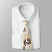 Nederlandse Kooikerhondje絵画ズ – Dog Art ネクタイ (タイ)
