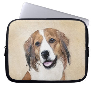 Nederlandse Kooikerhondje絵画ズ – Dog Art ラップトップスリーブ