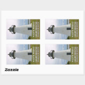 Ned's Point Light house, Massachusetts Stickers 長方形シール (シート)