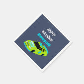 Need 4スピードレースカーボーイズ4th誕生日パーティー スタンダードカクテルナプキン (角)