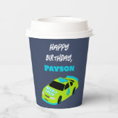 Need 4スピードレースカーボーイズ4th誕生日パーティー 紙コップ (裏面)