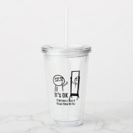 Need a break アクリルタンブラー