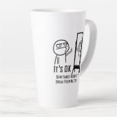 Need a Break カフェラテマグ (右アングル)