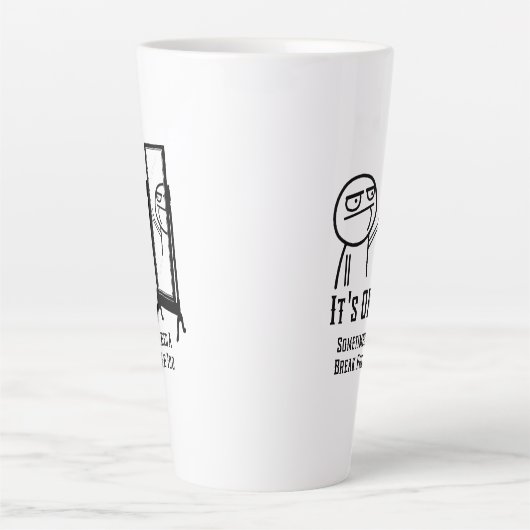 Need a Break カフェラテマグ (正面)