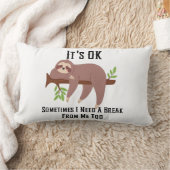 Need a Break Pillow ランバークッション (ブランケット)