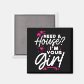 Need A House I'M Your Girl 実在 Estate鍵 マグネット (正面/裏面)