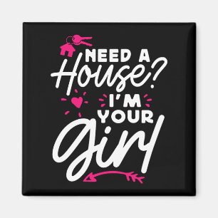 Need A House I'M Your Girl 実在 Estate鍵 マグネット