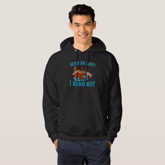 Need An Ark I Noah Guy  Animals パーカ (正面フル)