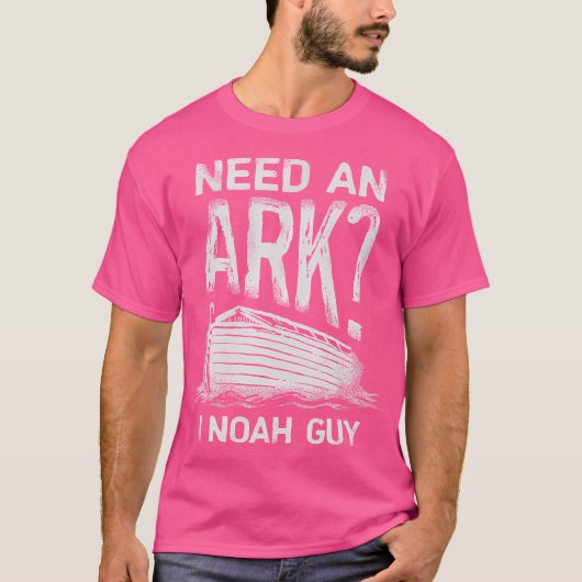 Need An Ark I Noah Guy Christian Men おもしろい P Tシャツ (正面)