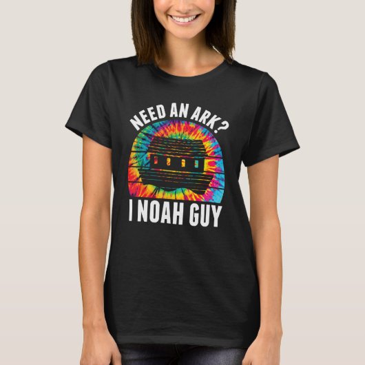 Need an Ark I Noah Guy  Jesus Bible Faith Christia Tシャツ (正面)