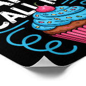 Need Cake Call Me Funny Baking Quote For Home Bake ポスター (角)