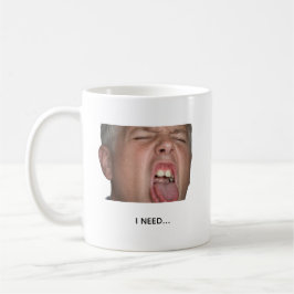 Need Coffee Funny Coffee Meme Mug コーヒーマグカップ