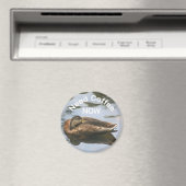 Need Coffee Sleepy Duck Funny  マグネット (インサイチュ (食洗機))