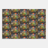 Need Dogs 遊'sトランプのポーカープレゼント ラッピングペーパーシート (正面)