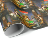 Need Dogs 遊'sトランプのポーカープレゼント ラッピングペーパー (ロールコーナー)