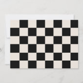 Need Four Speed Race Car Boy 4th Birthday Photo 招待状 (裏面)