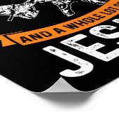 Need Karate Jesus Christian God Love Sports Fighti ポスター (角)