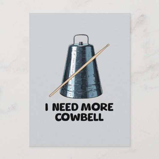 Need More Cowbell シーズンポストカード (正面)