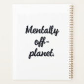 Need More Space – Outer Space Themed Planner プランナー手帳 (裏面)