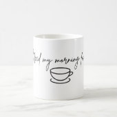 Need my morning fix Mug コーヒーマグカップ (中央)