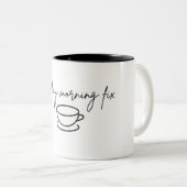 Need my morning fix Mug ツートーンマグカップ (正面右)