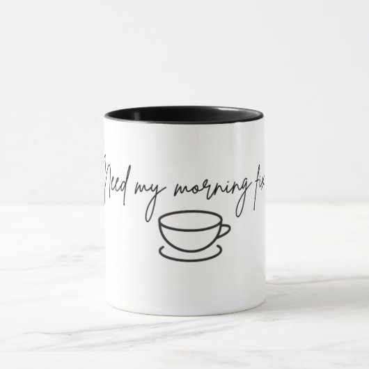 Need my morning fix Mug マグカップ (中央)