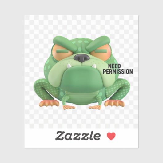 NEED PERMISSION シール (シート)