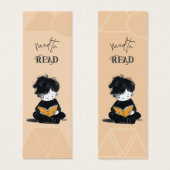 Need to 読 Boy and  Book Orange Peachブックマーク (正面&裏面)
