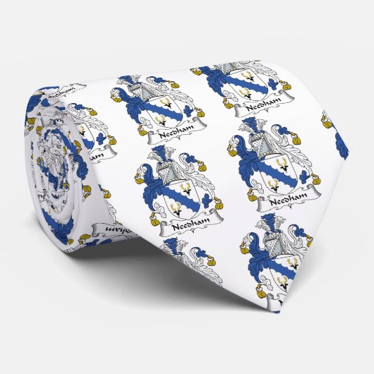 Needhamの家紋 ネクタイ (ロール)