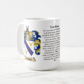 Needham、起源、意味および頂上 コーヒーマグカップ (正面左)