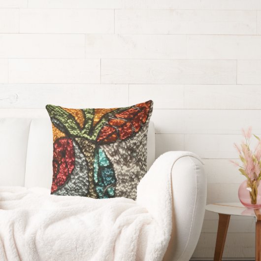 needle punch design fall design/pillow クッション (ソファ)