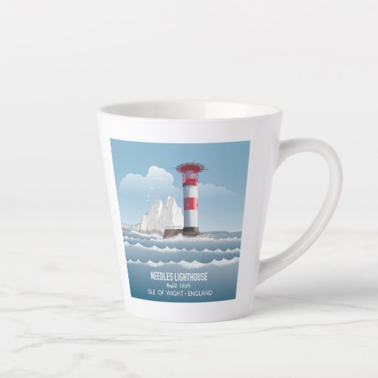 Needles Lighthouse カフェラテマグ (右)