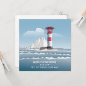 Needles Lighthouse カード (正面/裏面インサイチュ)