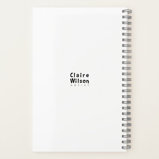 Needles Lighthouse ノートブック (裏面)