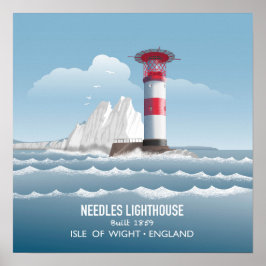 Needles Lighthouse ポスター