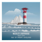 Needles Lighthouse ポスター (正面)