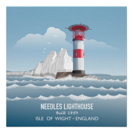 Needles Lighthouse ポスター