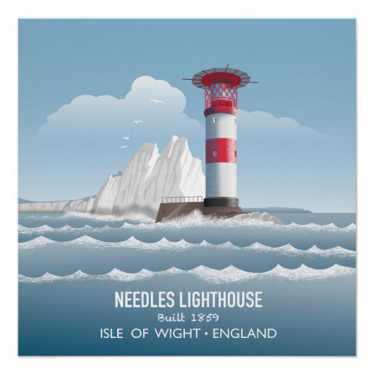 Needles Lighthouse ポスター (正面)