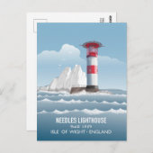 Needles Lighthouse ポストカード (正面/裏面)