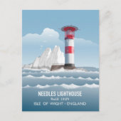 Needles Lighthouse ポストカード (正面)