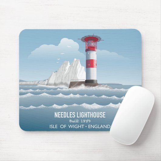 Needles Lighthouse マウスパッド (マウス)